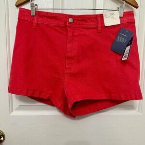 UNIVERSAL THREAD GOODS CO. HIGH RISE FITTED HIP SLIM LEG SAILOR JEAN SHORTS 12